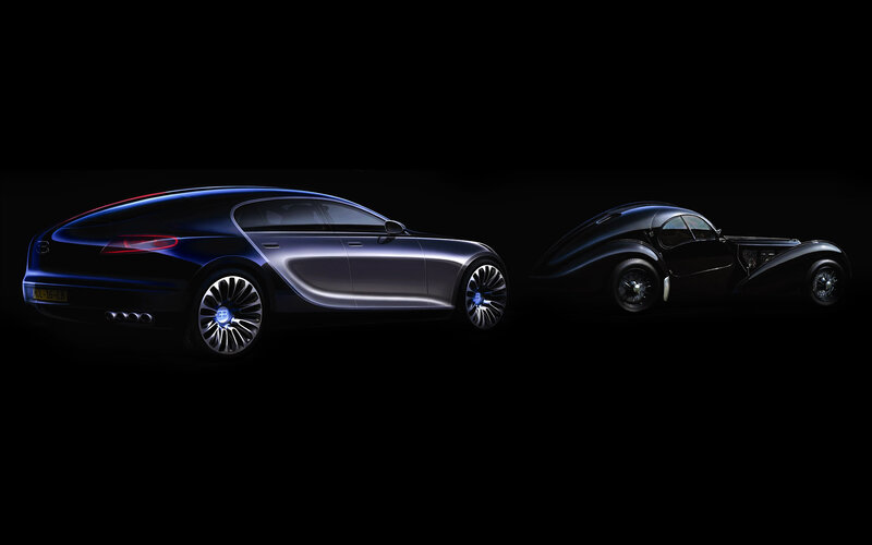 Two Luxury Cars — Black