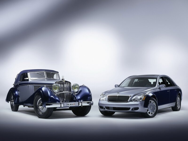 Two Luxury Cars — Blue, Dramatic