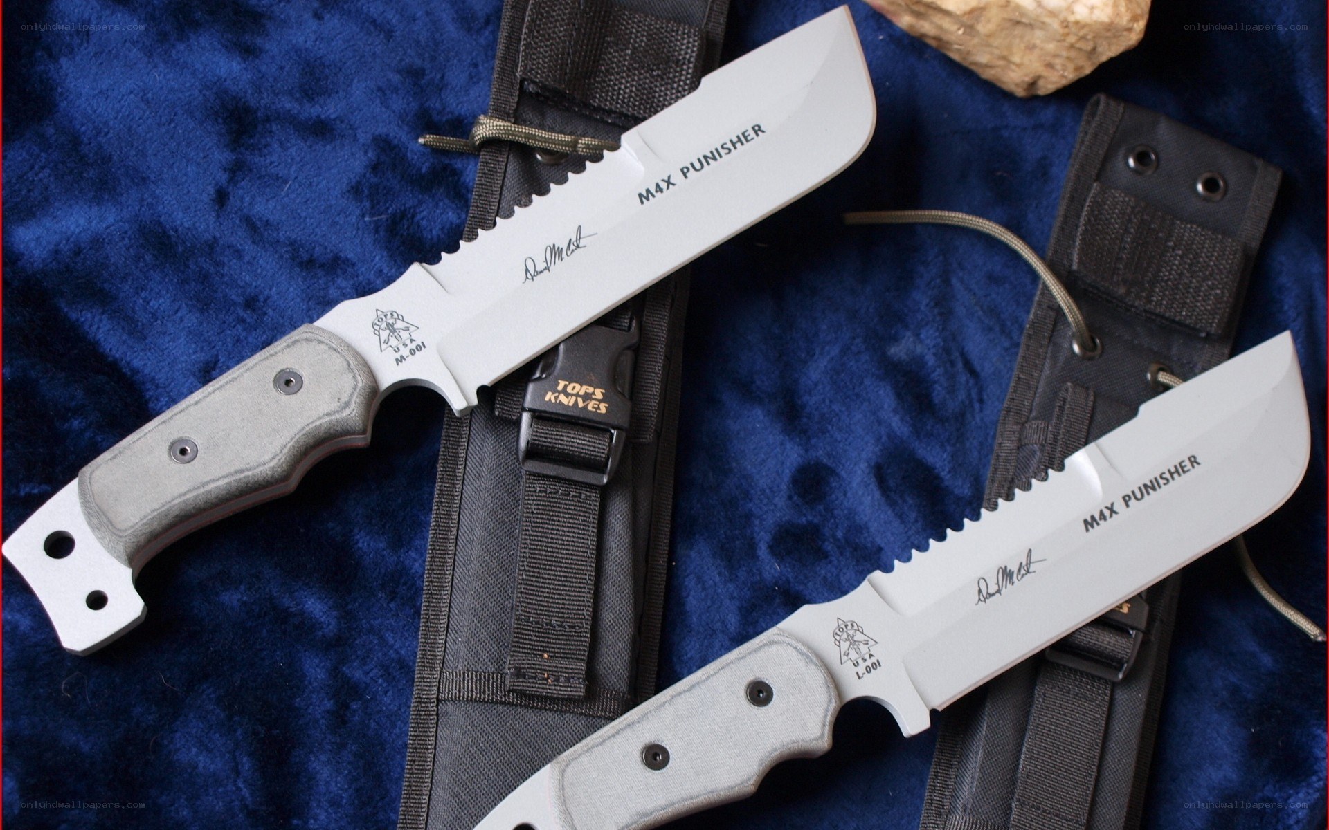 Two M4X Punisher knives