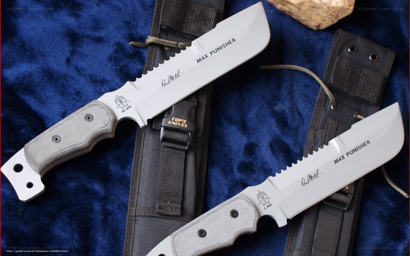 Two M4X Punisher knives