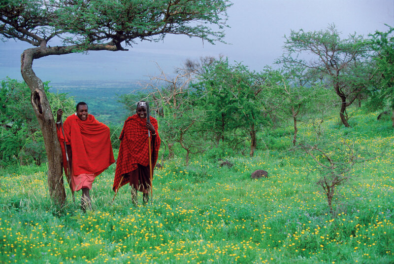 Two Maasai Men