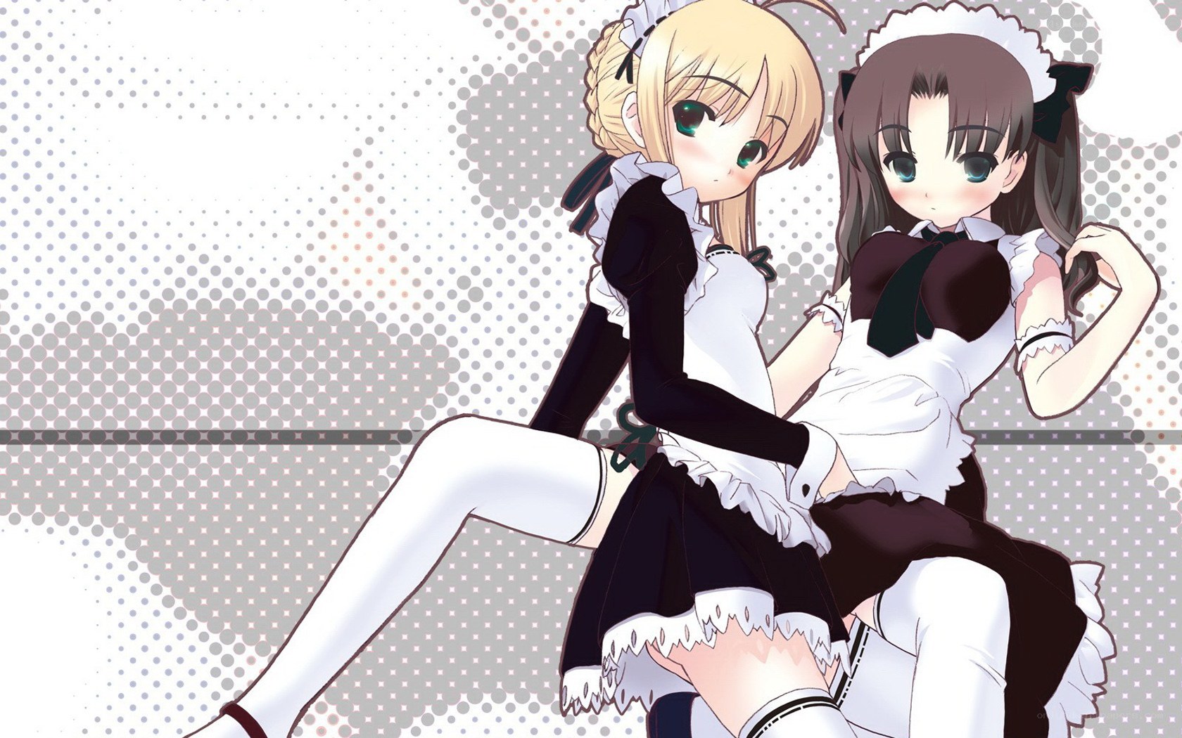 two maids in uniform