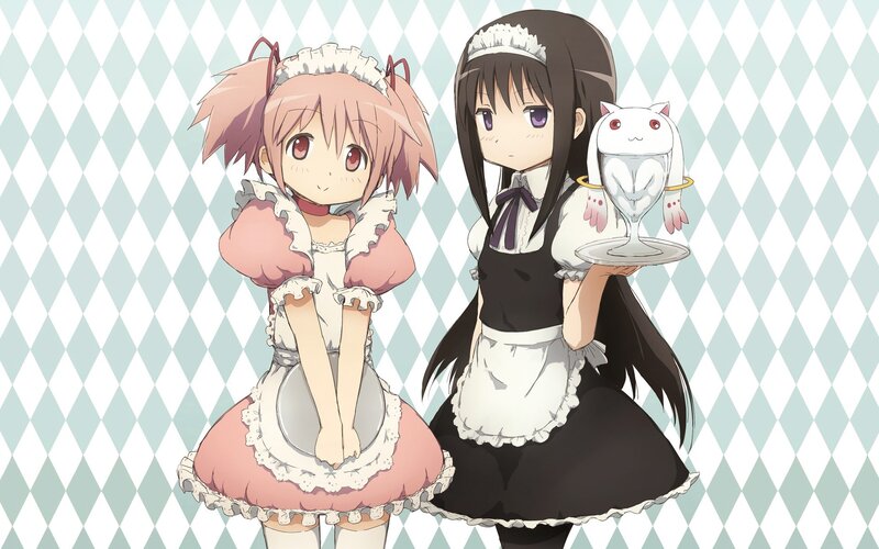 Two Maids with Cat