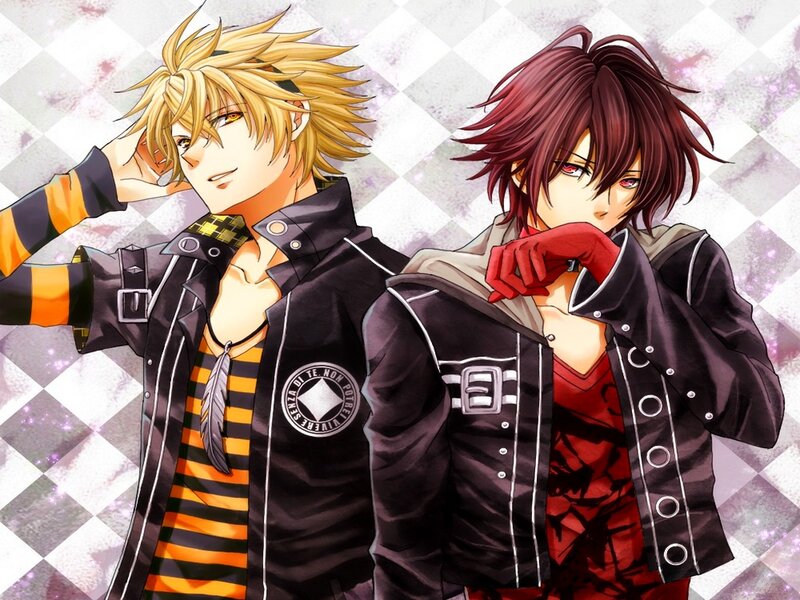 Two Male Anime Characters — Black, Confident