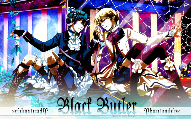 Two Male Anime Characters — Blue, Dramatic