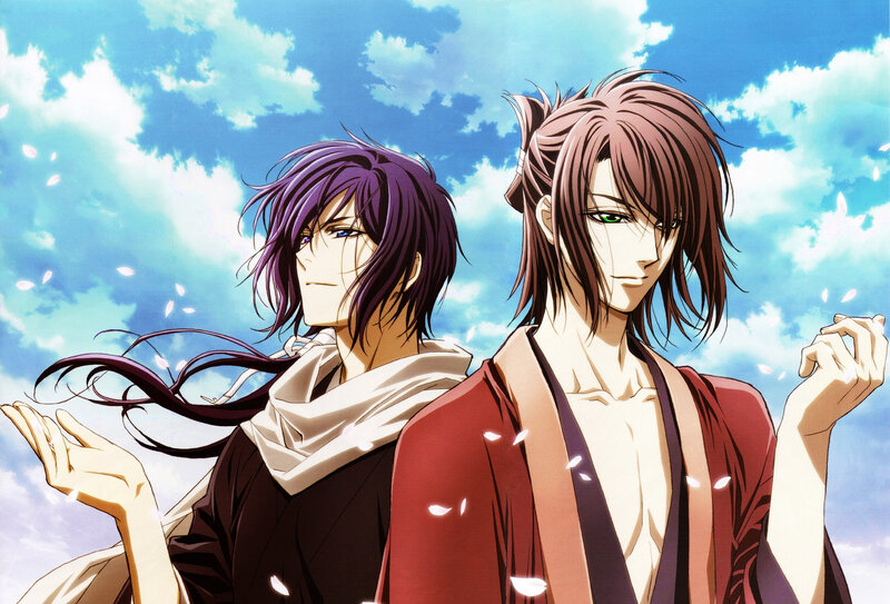 Two Male Anime Characters — Blue, Serene
