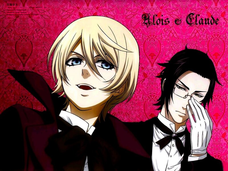 Two Male Anime Characters — Pink, Dramatic