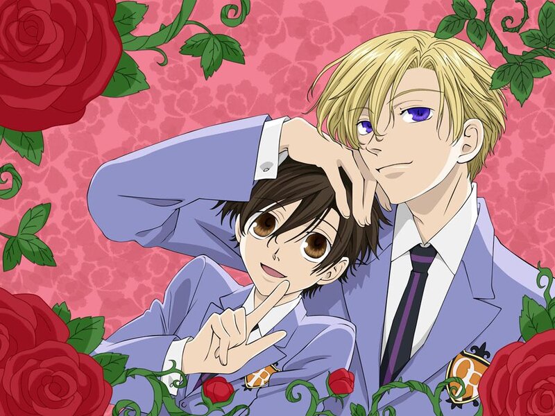 Two Male Anime Characters — Pink