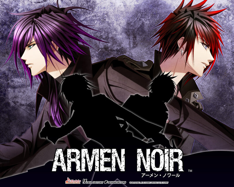 Two Male Anime Characters — Purple, Dramatic