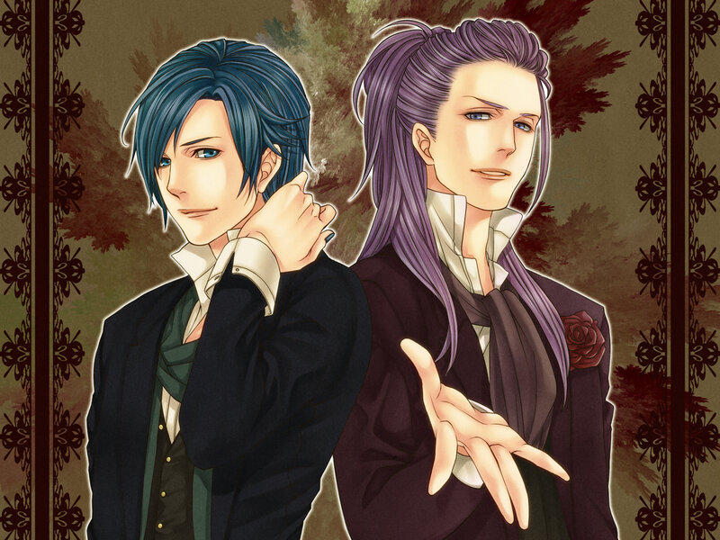 Two Male Anime Characters — Purple