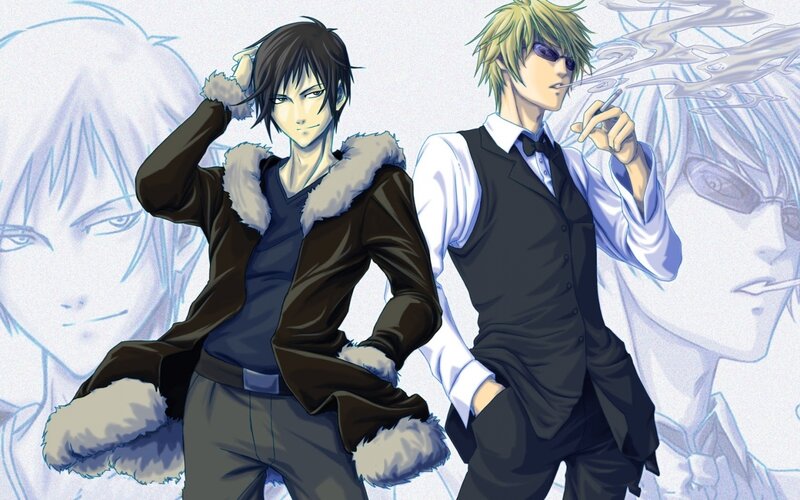 Two Male Anime Characters — White, Cool