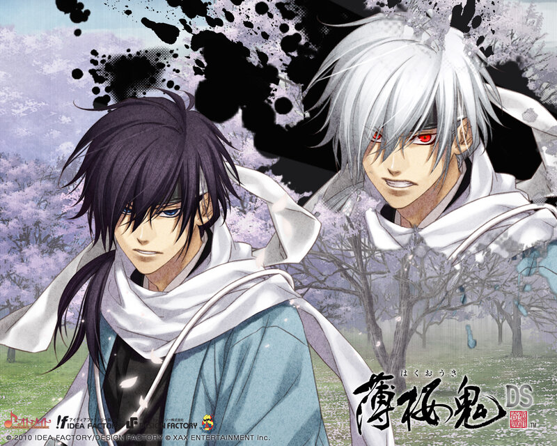 Two Male Anime Characters — White
