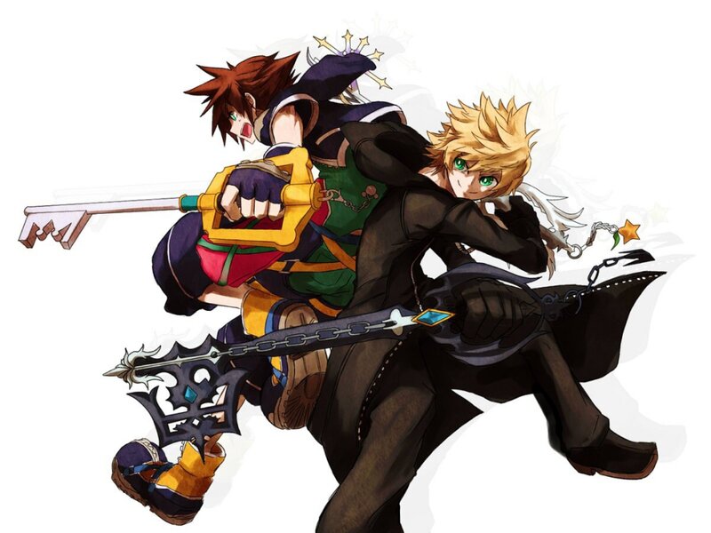 Two Male Characters — Black, Action