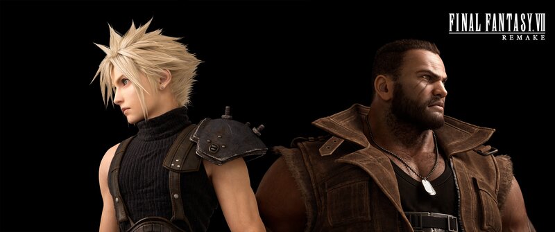 Two Male Characters — Black, Serious
