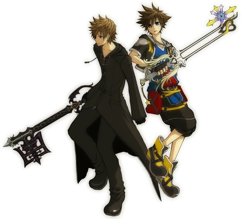 Two Male Characters — Black