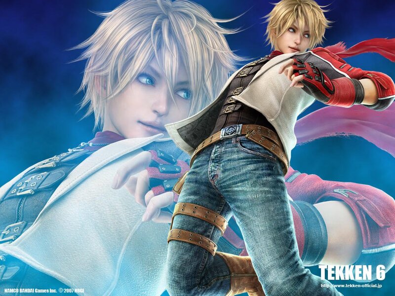 Two Male Characters — Blue, Dramatic, Digital Art, Anime Art, Video Game