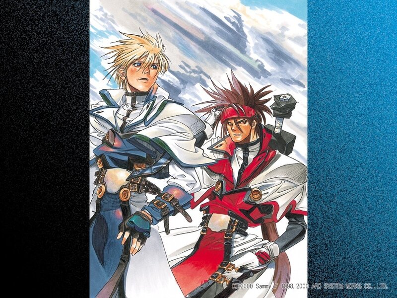 Two Male Characters — Blue, Dramatic, Manga