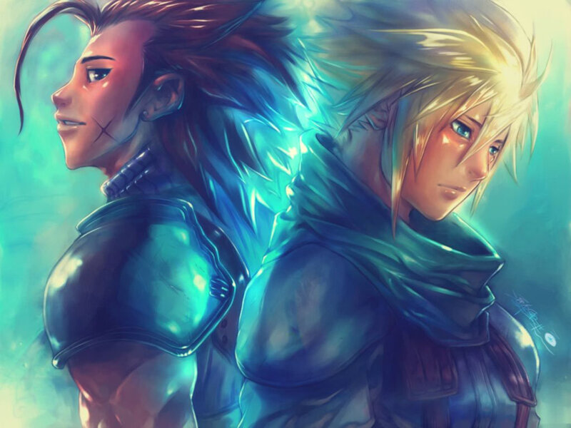 Two Male Characters — Blue