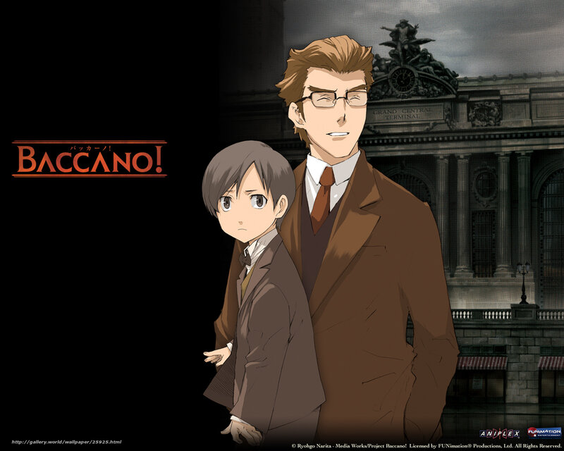 Two Male Characters — Brown, Dramatic, Anime