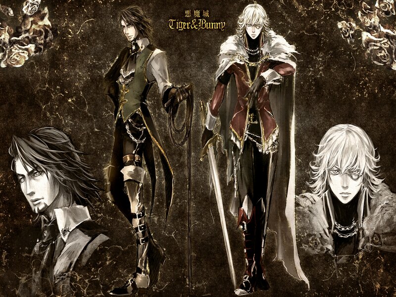 Two Male Characters — Brown, Dramatic, Manga