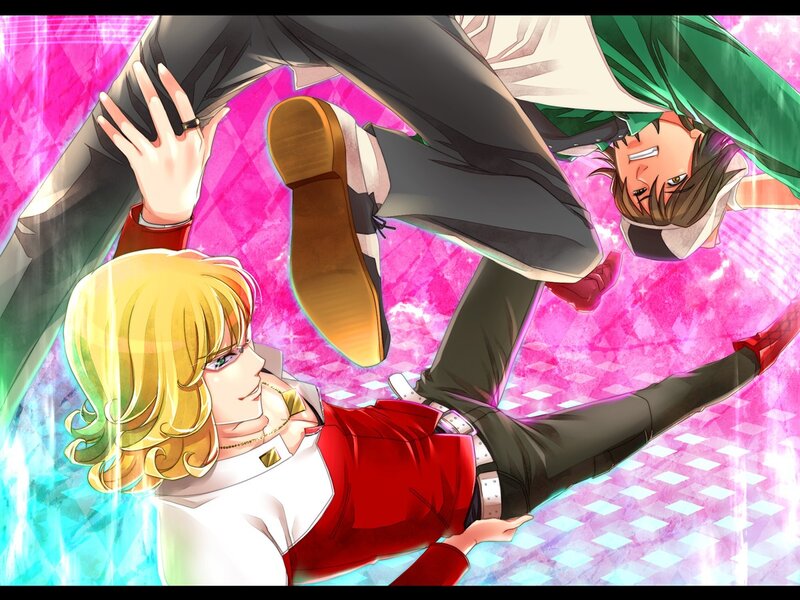 Two Male Characters Dancing