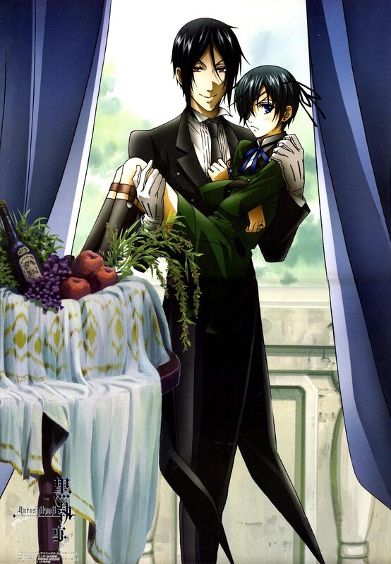 Two Male Characters Embracing — Black, Dramatic