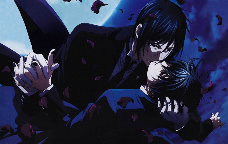 Two Male Characters Embracing