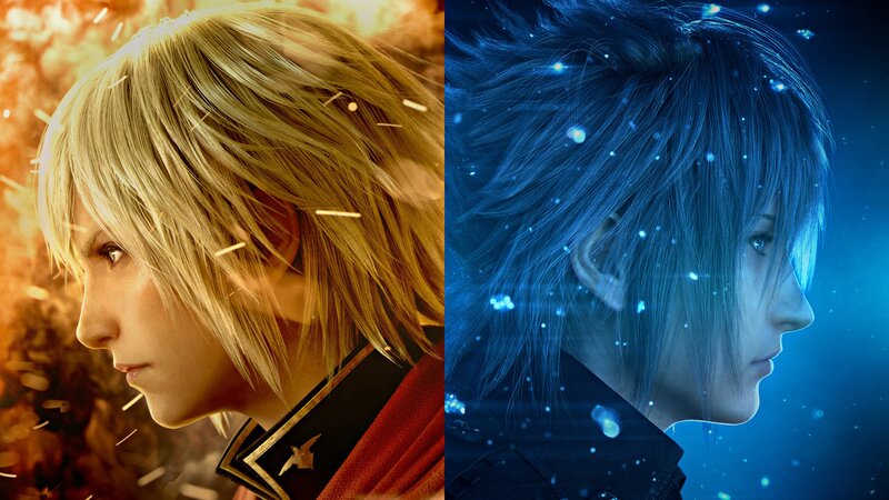 Two Male Characters — Gold