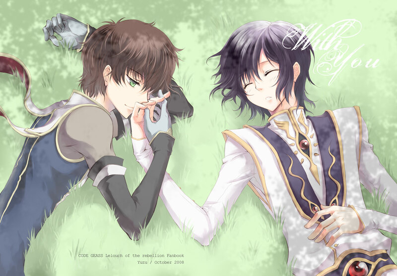 Two Male Characters in Grass