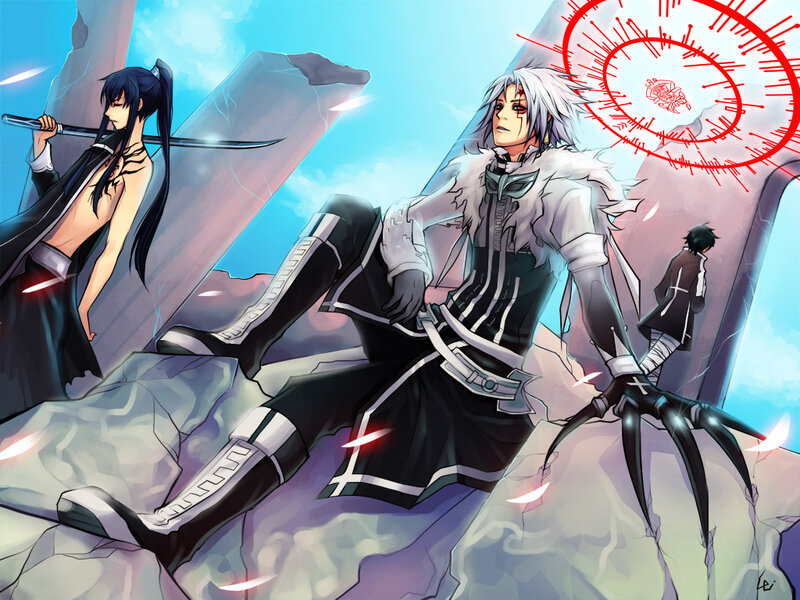 Two Male Characters on Rocks