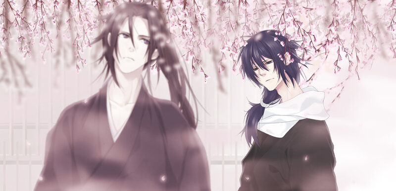 Two Male Characters — Pink