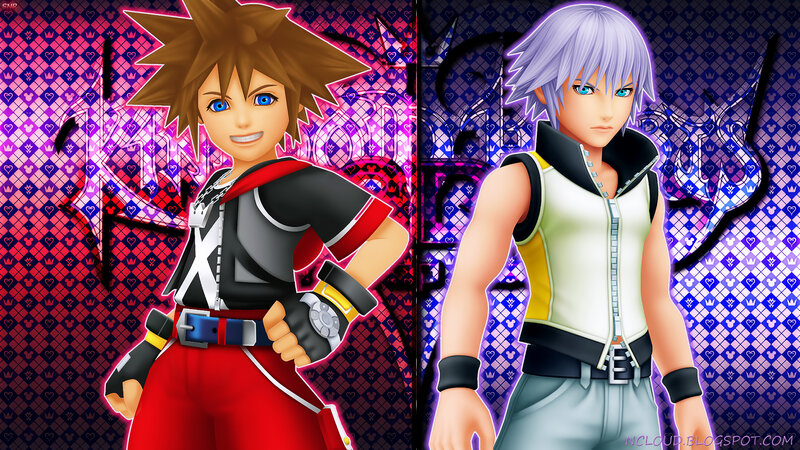 Two Male Characters — Purple, Dramatic, Anime