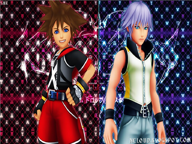 Two Male Characters — Purple, Energetic