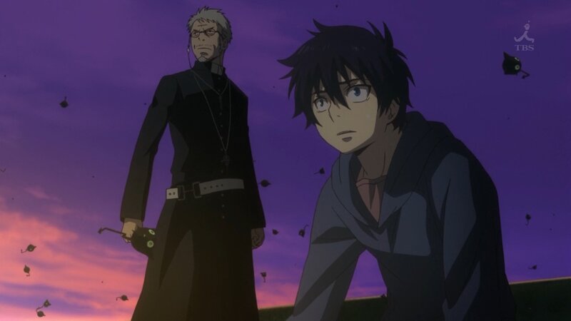 Two Male Characters — Purple