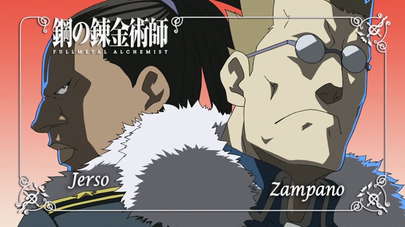 Two Male Characters — Red, Dramatic, Anime, Sunglasses
