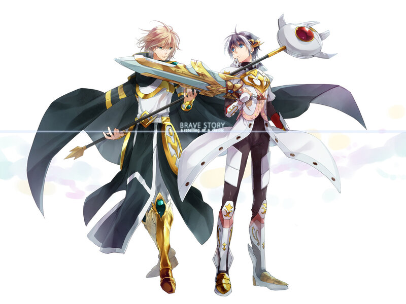 Two Male Characters — White, Dramatic