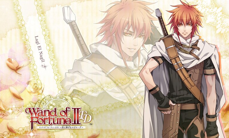 Two Male Characters — Yellow, Dramatic, Anime