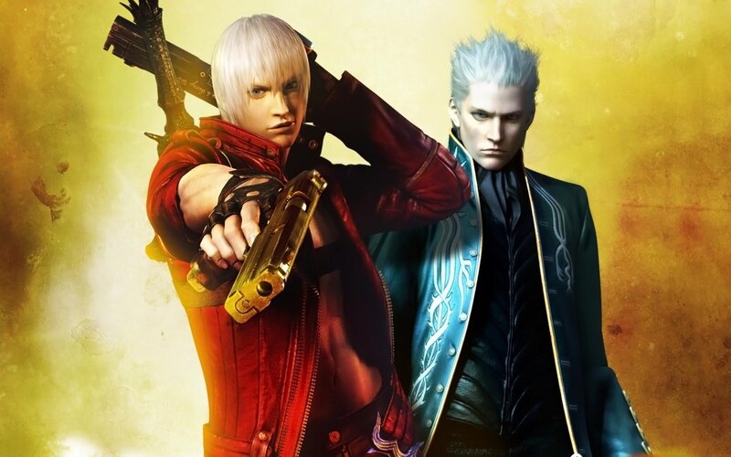 Two Male Characters — Yellow, Dramatic