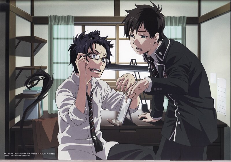 Two Male Students in Classroom