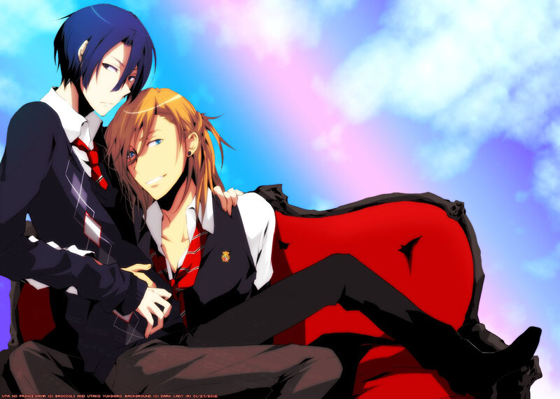 Two Male Students on Couch