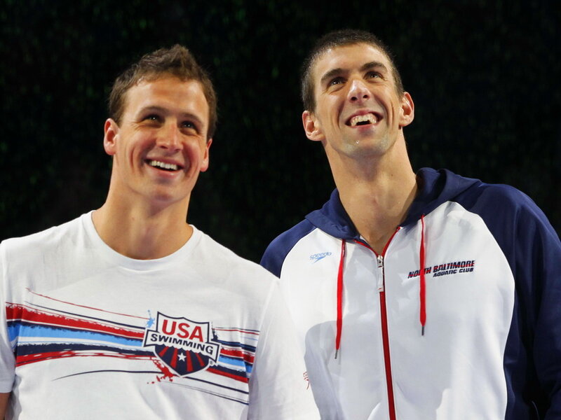 Two Male Swimmers