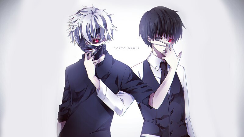 Two Masked Anime Characters