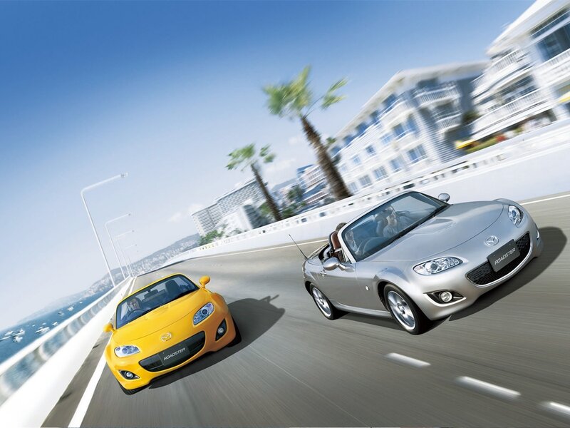 Two Mazda Roadsters
