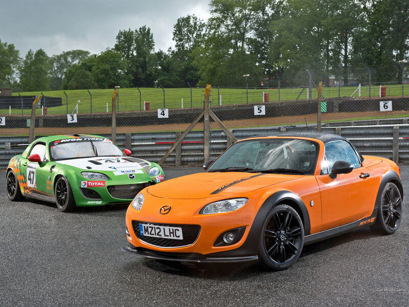 Two Mazda Sports Cars