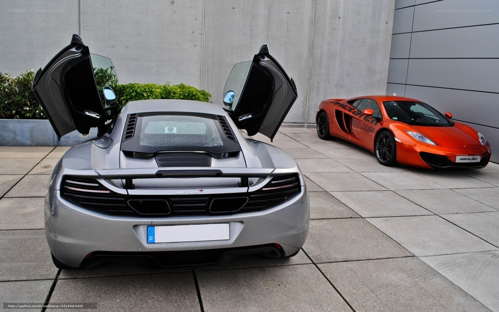 Two McLaren sports cars