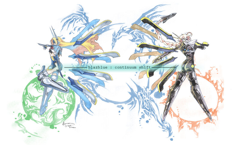 Two Mecha Characters