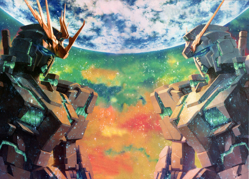 Two Mechs Facing Each Other — Green