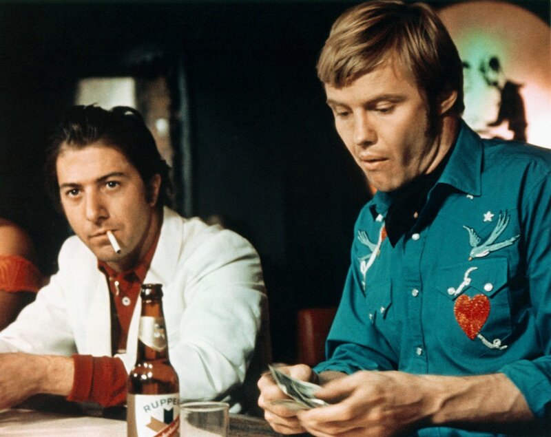 Two Men at a Bar — Blue