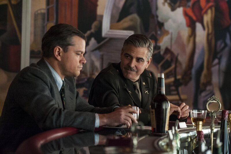 Two Men at a Bar — Brown, Serious