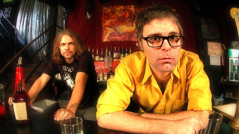 Two Men at a Bar — Yellow